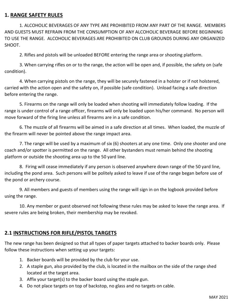 A page of instructions for an article.